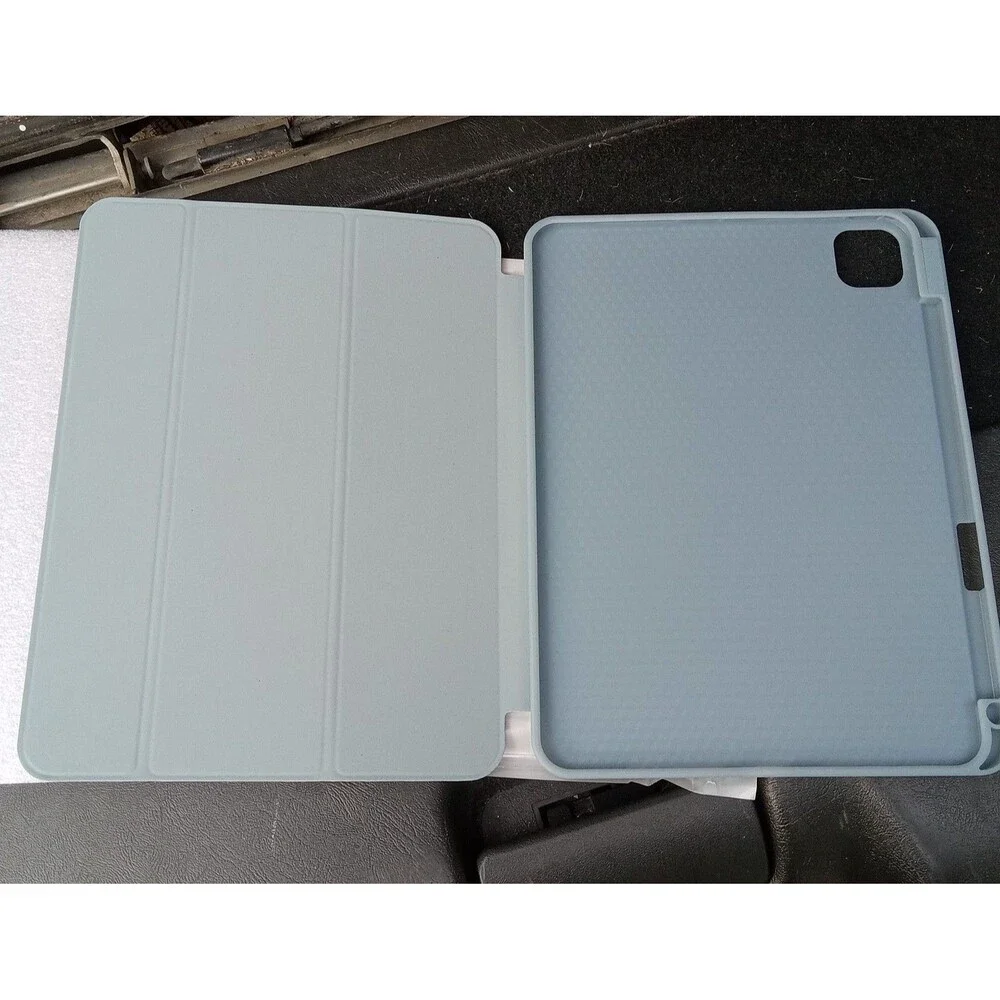 ZryXal 2024 iPad Pro 11 Inch Case M4 (5th Generation) with Pencil Holder, Smart